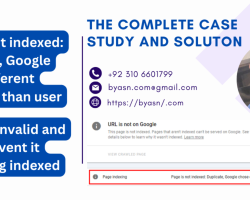 Google chose different canonical than user - Search Console